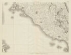 Lazio, Umbria, Southern Tuscany & Abruzzo. Western Italy. CHAUCHARD 1800 map