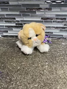 Vintage Tyco Kitty Kitty Kittens Plush Jungle Kittens Orange White Cat - Picture 1 of 10