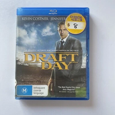 Draft Day (2014) Bluray DVD Movie, Sports, Drama, Kevin Costner - Image 1 of 4