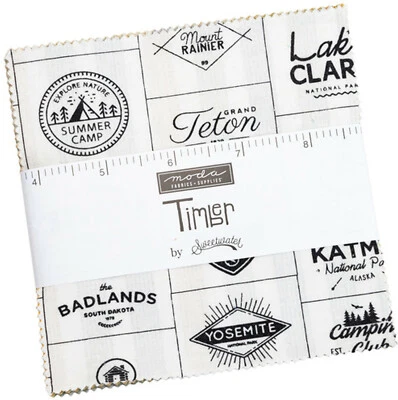 Timber Moda Charm Pack 42 100% Cotton 5" Precut Fabric Quilt Squares - Image 1 of 2