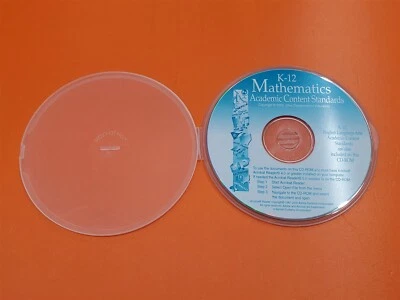 ⭐️⭐️⭐️⭐️⭐️ K-12 Mathematics Academic Content Standards CD-ROM 2002 - Image 1 of 2