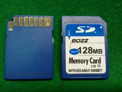 SD 128mb Memory Card BOZZ    QUANTITY 10    SanDisk - Image 1 of 2