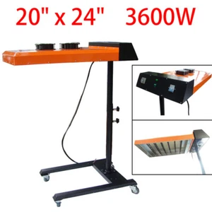 Controlador de temperatura de ventilador doble de 20" x 24" secador flash para serigrafía - Imagen 1 de 9