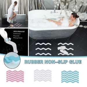 24Pcs Anti Slip Bath Tape Grip Non Slip Shower Strips Pad Sticker Floor Safety - Picture 1 of 18