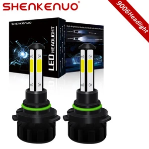 9006 HB4 Front LED Headlight Low Beam Bulbs 6000K Super Bright White Upgrade Kit - Picture 1 of 10