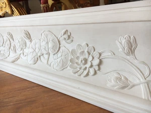 Stucco - Jugendstil Stuckgesims 109-197 "Teichrosen" kopl. 21,75 lfm - Bild 1 von 7