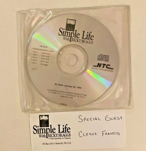 RADIO SHOW 1/22/94 RICKY SKAGGS SIMPLE LIFE: SPECIAL GUEST CLEAVE FRANCIS, 1 HR - Bild 1 von 1