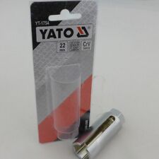 Yato Schlüssel für Lambdasonde Lambdasonden Nuss Einsatz geschlitzt 22mm YT-1754