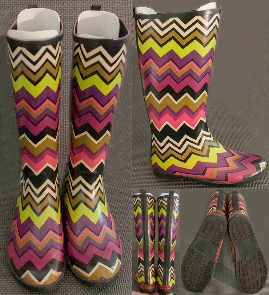Botas de Lluvia Missoni For Target Botas para Niña Talla US 4, Multicolor Foto 1 de 1