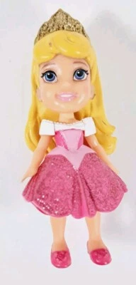 Mini muñeca rosa de la princesa Disney de la Bella Durmiente Aurora  Foto 1 de 4