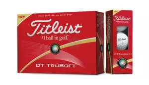 12 TITLEIST DT.TRUSOFT GOLF BALLS - PEARL / GRADE A CONDITION - Picture 1 of 4