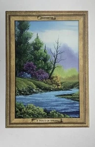 Bob Ross “A Trace Of Spring” Collectable Card 2023 Cardsmiths #26 - Picture 1 of 3