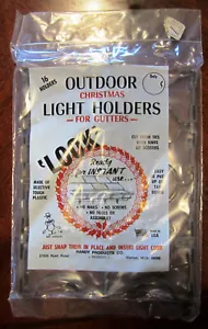 Vintage Handy Products Co. Outdoor Christmas Light Holders For Gutters Brown - Picture 1 of 2