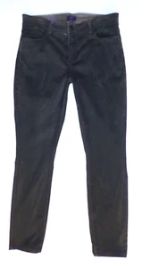 NYDJ Jeans Alina Legging Sz 12 Faded Black Wrinkle Wash Skinny Stretch Chino - Bild 1 von 7