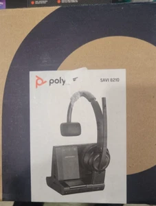 Plantronics SAVI 8210 Biurowy bezprzewodowy zestaw słuchawkowy Dect Poly Pojedyncze ucho Mono Nowy - Zdjęcie 1 z 1