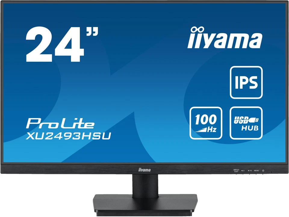 IIYAMA ProLite XU2493HSU-B6 23 8 Zoll Full-HD Business Monitor 1 ms Reaktionszei