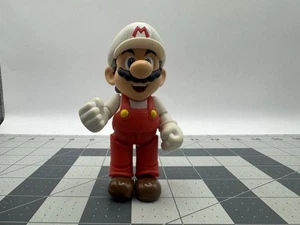 FIRE MARIO Super Mario 4" Modellino JAKKS Pacific World of Nintendo - Foto 1 di 6