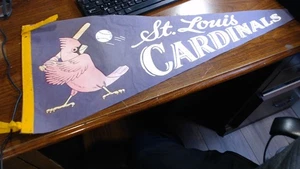Vintage ca. 1950’s St. Louis Cardinals Baseball Pennant - Picture 1 of 5