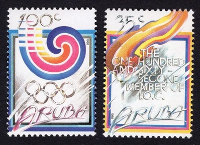 Aruba 1988 Stamps (set) Mi#49-50 MH - Image 1 of 2