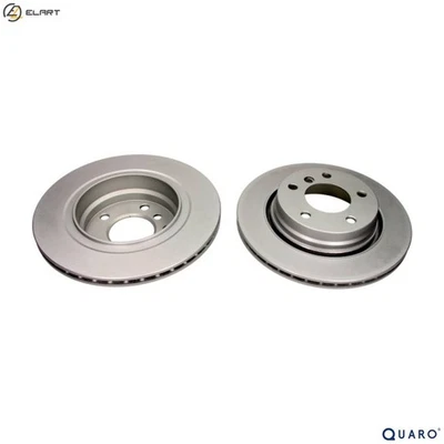 2x BRAKE DISC QD8121 FOR BMW 3/E46/Convertible/Compact M43B19 1.9L N42B20 2.0L - Image 1 of 4