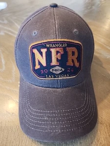 NFR Wrangler National Finals Rodeo Mütze Cap Las Vegas 2024 braun Lederoptik - Bild 1 von 5