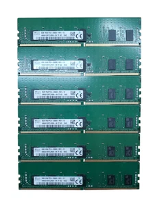Lot 6x SK Hynix 8GB 1Rx8 PC4-2666V-RD1-12 Server RAM - Picture 1 of 2
