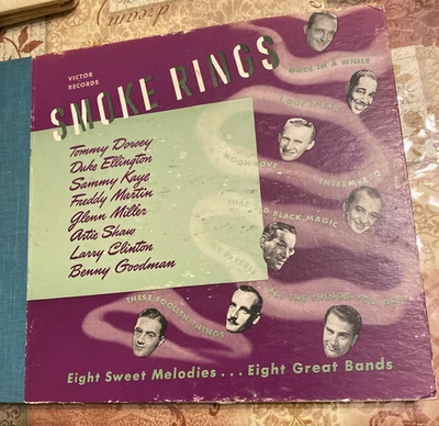 SMOKE RINGS-78RPM Set-Victor P147 by 8 Big Bands circa 1940 - Image 1 of 4
