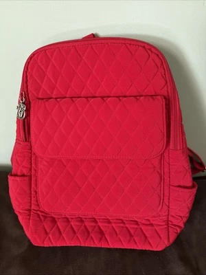 Cartera Mochila Vera Bradley Roja Nueva Sin Etiquetas Foto 1 de 4