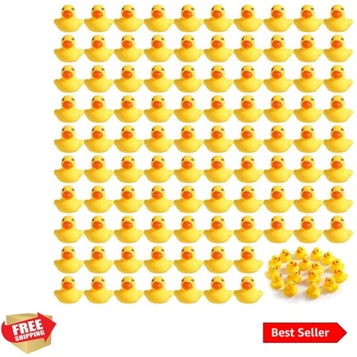 200 piezas mini patos de goma a granel amarillo pequeño patos de goma a granel pequeña piscina fl... Foto 1 de 4