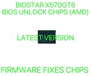 BIOSTAR X570GT8, NO PASSWORD FIRMWARE FIXES BIOS CHIP LATEST VERSION (AMD) - Afbeelding 1 van 1