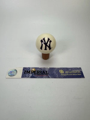 Aramith Belgain Billiard Pool Ball New York Yankees MLB Blue White NY 2 1/4"