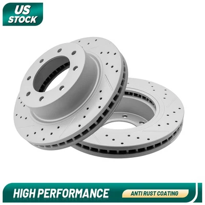 Juego de rotores de freno de disco delanteros para Nissan NV1500 NV2500 NV3500 2012-2019 2020 2021 Foto 1 de 4