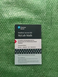 Mylab Math with Pearson EText Access Code (24 Months) for Problem Solving... - Imagen 1 de 2