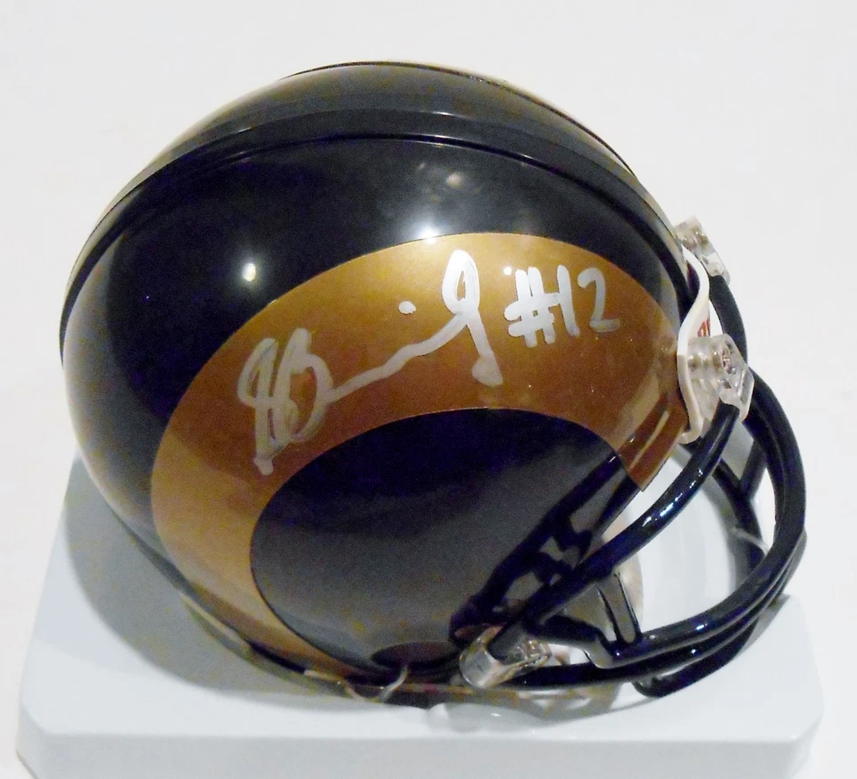 Stedman Bailey Signed St. Louis Rams Mini Replica Football Helmet w/COA - Image 1 of 1
