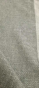 LINWOOD DELTA 111 STEEL BLUE 100% COTTON UPHOLSTERY FABRIC 230cm X 137cm - Picture 1 of 3