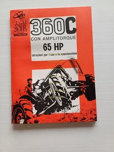 SAME 360 C - 360 C D.T 1964 trattore manuale uso manutenzione italiano originale - Picture 1 of 12
