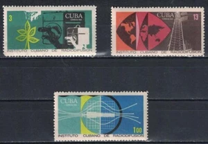 sCUBA Sc# 1411-1413 RADIO BROADCASTING infusion technology CPL SET of 3 1969 MNH - Picture 1 of 1
