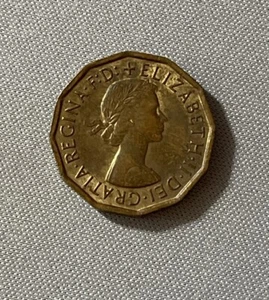 1967 Großbritannien Großbritannien 3 Pence Thruppence Thrupenny Queen Elizabeth II Münze (67t) - Bild 1 von 2