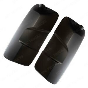QSC Replacement Black Door Mirror Covers Right Left Pair for Mack Anthem