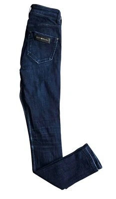 Pantalones de mezclilla para mujer BURBERRY London Premium azul oscuro *DELGADOS* calce W26" L29" *En muy buena condición* Foto 1 de 4