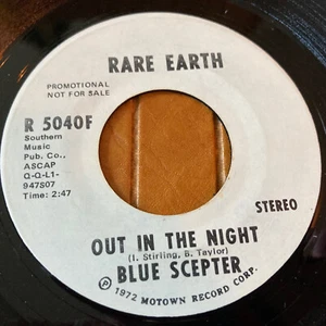 OUT IN THE NIGHT PROMO BLUE SCEPTER VINYL 45 RECORD 7" PLAY TESTED STEREO MONO - Picture 1 of 4