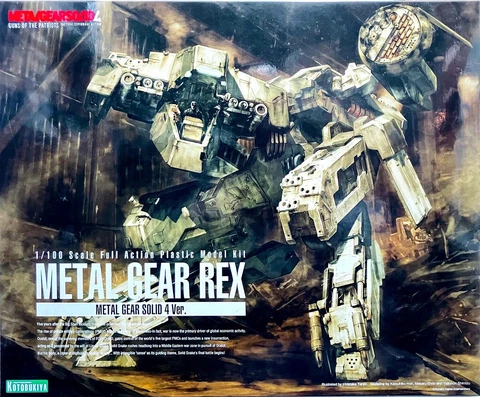 Kotobukiya Metal Gear Solid 4 Ver. Guns of the Patriots Metal Gear Rex 1/100 Kit Cover