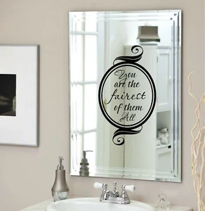 Eres la más justa de todas... Calcomanía Vinilo Decoración Hogar 12" x 20" - Imagen 1 de 1