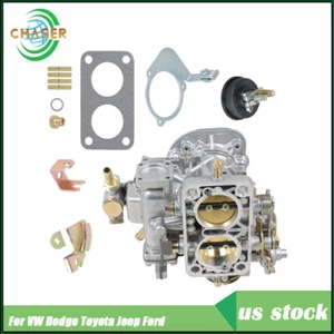 For Jeep Wrangler 4.2L l6 1980-1983 Carburetor 38*38 2 Barrel 38/38 DGEV - Foto 1 di 16