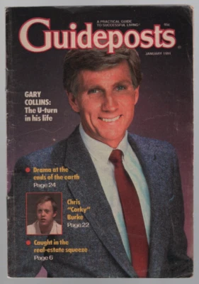 Guideposts Magazine January 1991 Gary Collins Chris Burke Joe Gibbs - Image 1 of 2