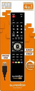 Telecomando universale con attacco micro USB programmabile 4in1 easy - Foto 1 di 1
