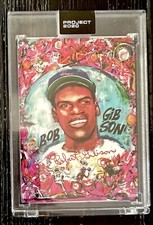 TOPPS PROJECT 2020 #226 BOB GIBSON by ANDREW THIELE MLB BASEBALL CARD MVP HOF