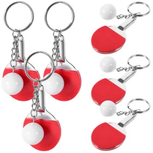 6 Pcs Table Tennis Keychain Miss Hanging Decors Sports for Women - Picture 1 of 12