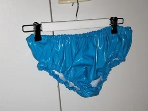 Scuba Blue PVC fetish/sissy panties (L/XL) - Picture 1 of 1
