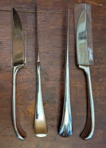 Dansk TORUN 4 Dinner Knives Glossy Stainless Steel Flatware Made in Japan - Picture 1 of 12